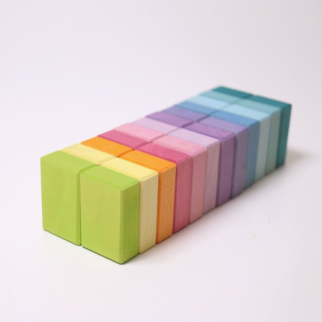 Grimm’s Blokkenset - Pastel Duo (40-delig)