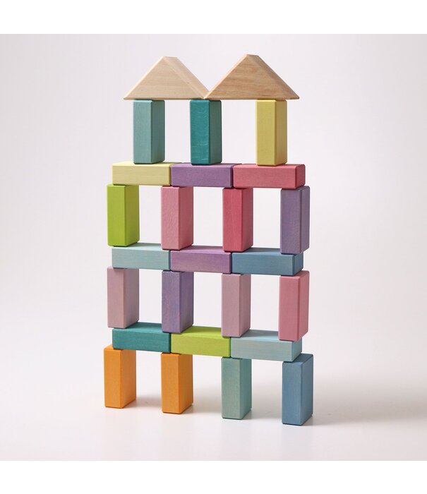 Grimm's  Grimm’s Blokkenset - Pastel Duo (40-delig)