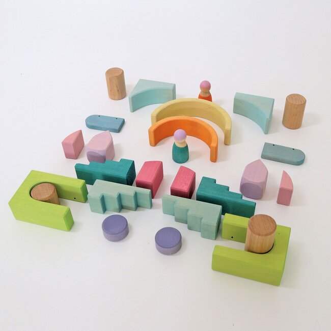 Grimm’s - Blokkenset - Bulding World Cloud Play (28-delig)