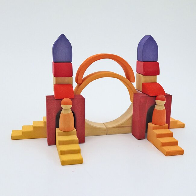 Grimm’s - Blokkenset - Bulding World Desert Sand (28-delig)
