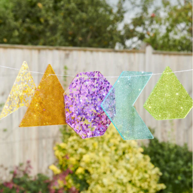 TickiT - Regenboog Glittervormen