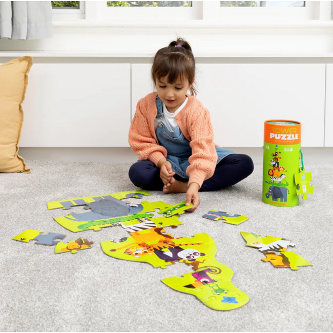 Crocodile Creek - Toren Puzzel - Jungle (30-delig) | 3+
