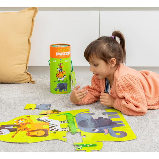 Crocodile Creek - Toren Puzzel - Jungle (30-delig) | 3+