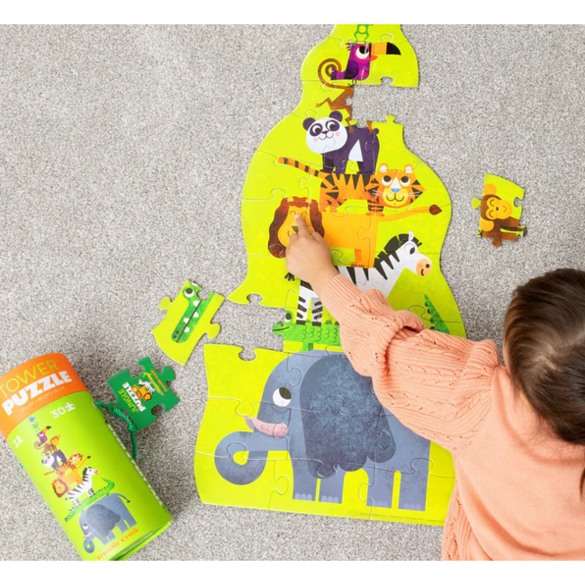 Crocodile Creek - Toren Puzzel - Jungle (30-delig) | 3+