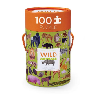 Crocodile Creek Puzzel - 36 Wild Animals (100-delig)