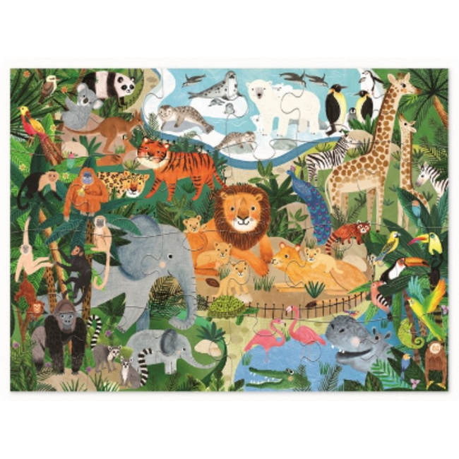 Crocodile Creek - Puzzel - Zoo (24-delig) | 3+