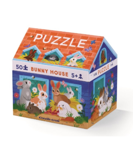 Puzzel - Bunny House (50-delig) | 5+