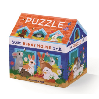 Crocodile Creek Puzzel - Bunny House (50-delig) | 5+