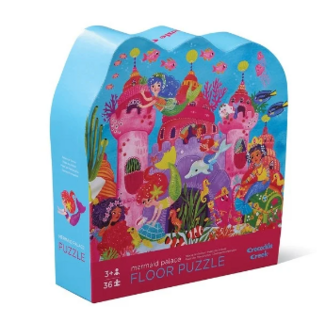 Crocodile Creek Vloerpuzzel - Mermaid Palace (36-delig) | 3+