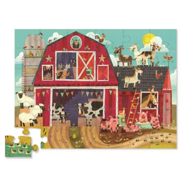 Crocodile Creek - Vloerpuzzel - Barnyard Buddies (36-delig) | 3+