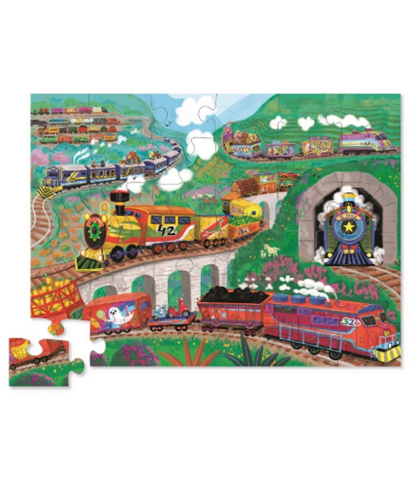 Crocodile Creek Crocodile Creek - Vloerpuzzel - All Aboard (36-delig) | 3+