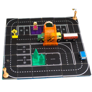 Learn & Grow Magnetic Tile - Road Pack (40-delig)