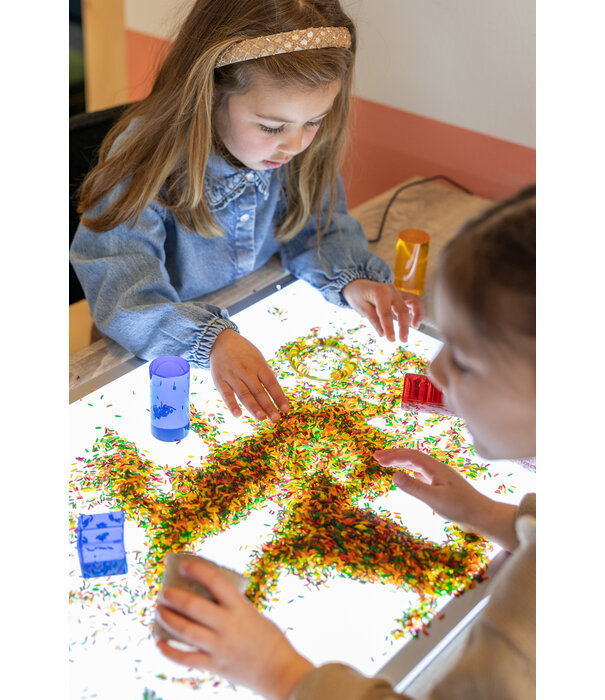 Guidecraft Guidecraft - STEM loose Parts Set - Licht en Kleur