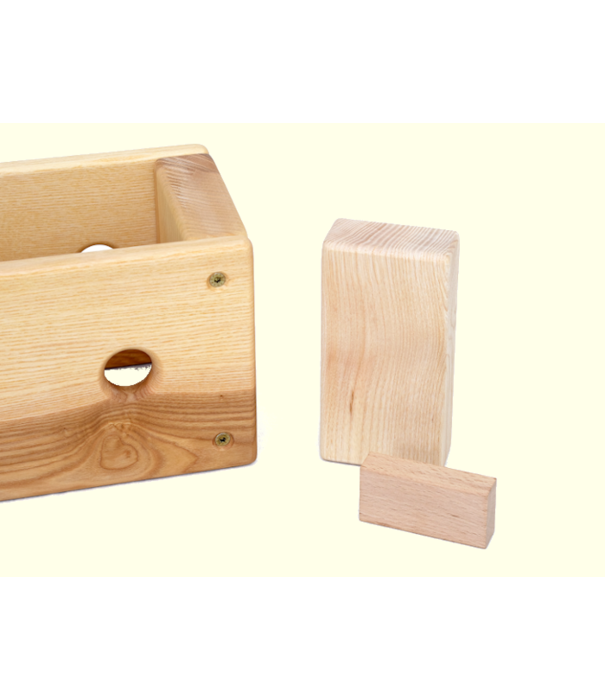 Basisgemeinde Emmi Pikler - Grote Houten Bouwstenen - Afgerond (48-delig)
