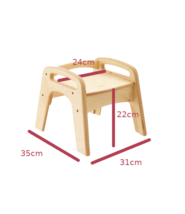 Basisgemeinde Emmi Pikler - Dreumes Stoel - 22 cm