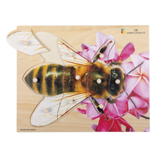 Jakobs Houten Puzzel - Bij (10-delig) | 2+