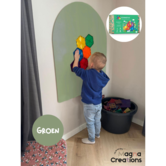 Complete set - Bow - Groen & Regenboog Connetix (102-delig)