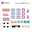 Connetix - Uitbreidingsset Pastel Transport (50-delig )