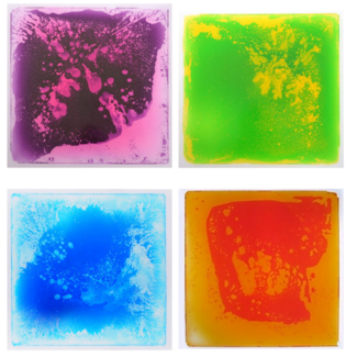 Playlearn Sensorische Vloertegels - 50 x 50 cm (set van 4 kleuren)