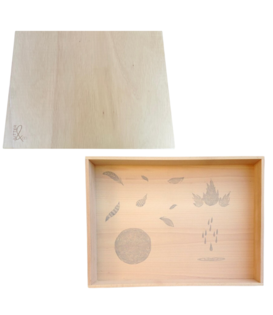 Complete Set - Houten Deksel - Houten Speelbak