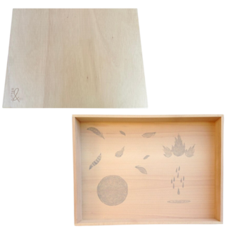 JUTTER & Co. Complete Set - Houten Deksel - Houten Speelbak