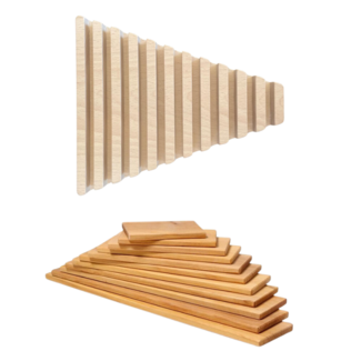 JUTTER & Co. Complete Set - Houten Houder - Bouwplaten