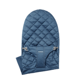 BabyBjorn Hoes Wipstoel Bliss Cotton - Middernachtblauw