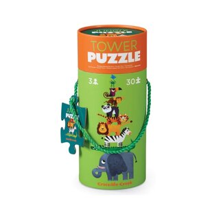 Crocodile Creek Toren Puzzel - Jungle (30-delig) | 3+