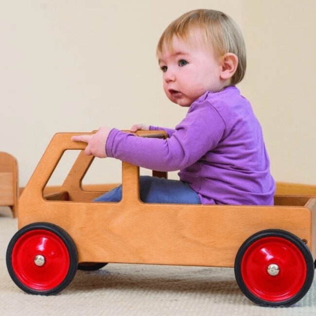 Emmi Pikler - Houten Auto Dichte Laadbak