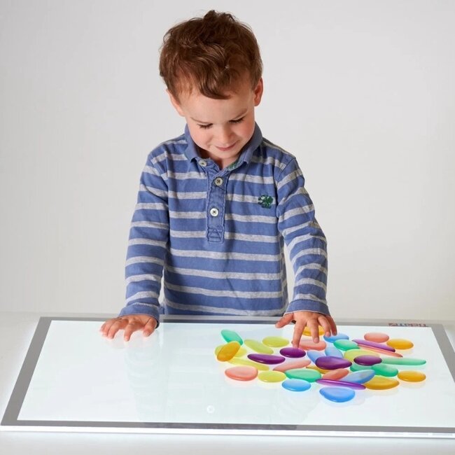 Edx Education - Transparante Kiezels - Regenboog  (36 delig)
