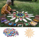 JUTTER & Co. | Ready to Play Speelpakket  - Loose Parts Set Mandala's