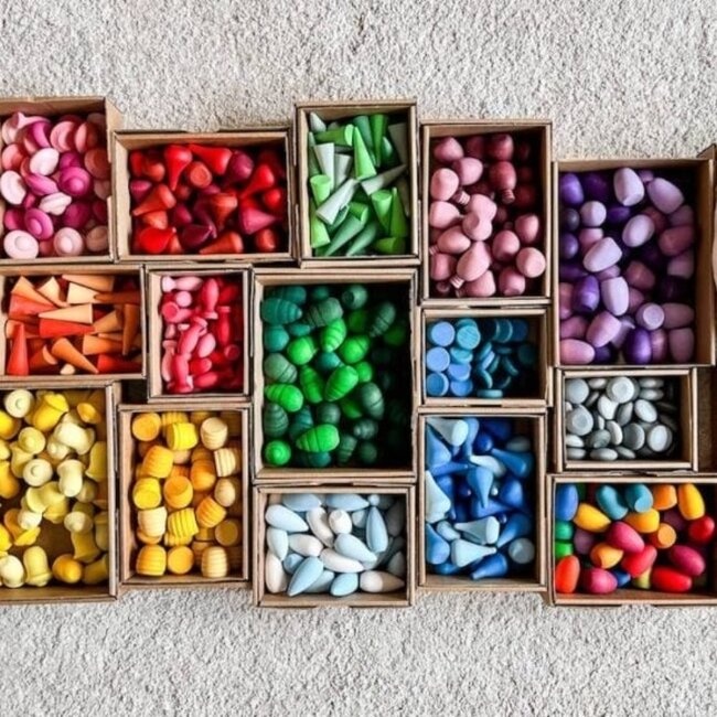 JUTTER & Co. | Ready to Play Speelpakket  - Loose Parts Set Mandala's