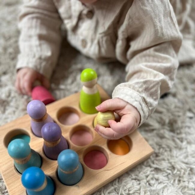 Grimm's - Houten Sorteerbord - Pastel
