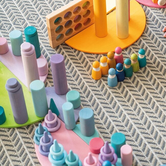 Grimm's - Houten Sorteerbord - Pastel