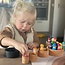Grimm's - Houten Vriendjes in Bakjes - Regenboog (7 stuks)