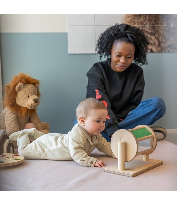 Tap In Toys - Sensorisch Draaiend Wiel