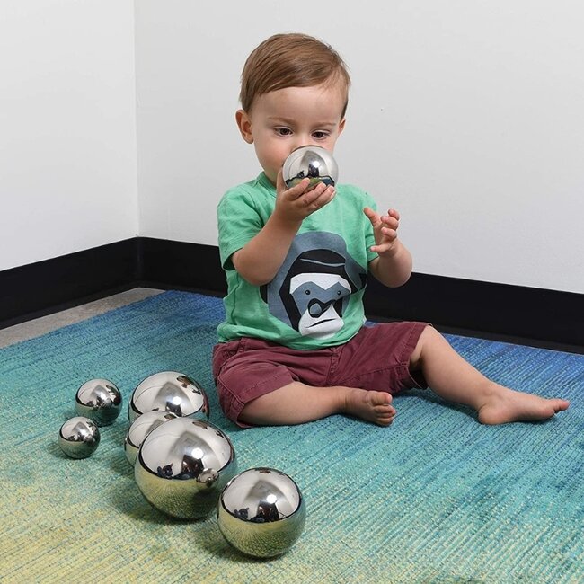 TickiT - Sensorische Reflecterende Geluidsballen - Set van 7