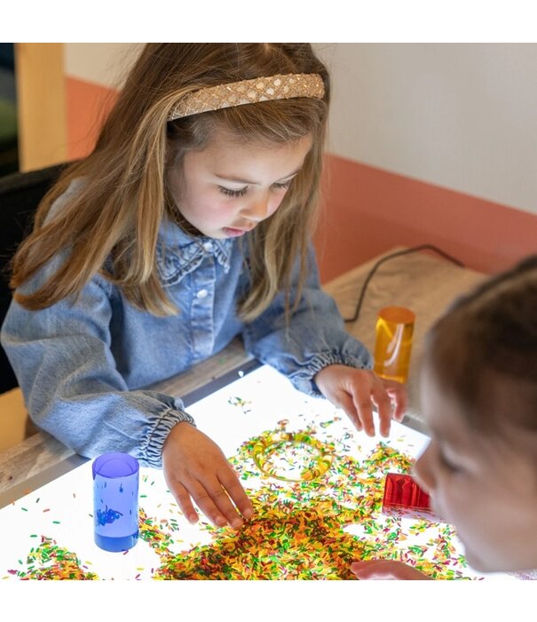 Guidecraft Guidecraft - STEM Loose Parts Set - Licht & Kleur