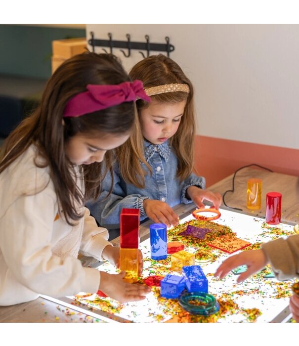 Guidecraft Guidecraft - STEM Loose Parts Set - Licht & Kleur