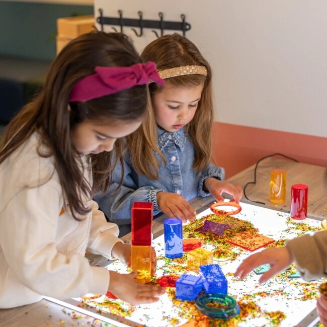 Guidecraft - STEM Loose Parts Set - Licht & Kleur