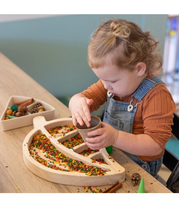 Guidecraft Guidecraft - Loose Parts Houten Trays – Set van 3