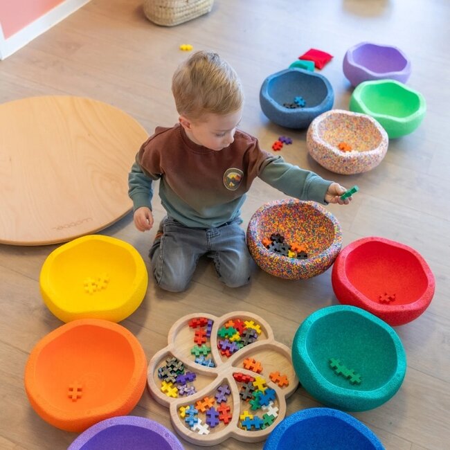 Guidecraft - Loose Parts Houten Trays - Set van 3
