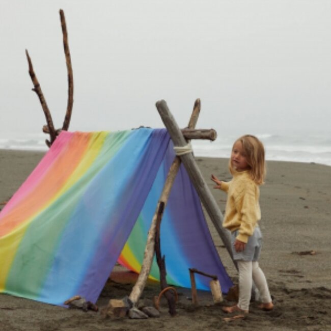 Sarah's Silks - Reuze Katoenen Doek - Regenboog