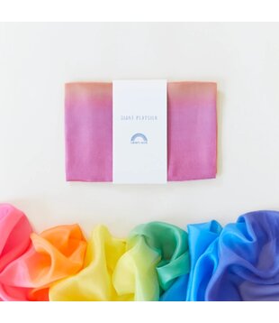 Sarah's Silks - Reuze Speelzijde - Regenboog
