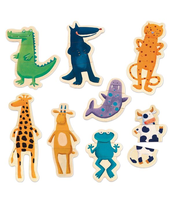 Djeco Djeco - Magneten  Gekke Dieren (24-delig)