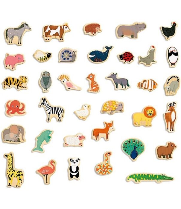Djeco Djeco - Magneten Dieren (36-delig)