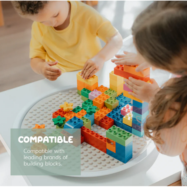 Inspire My Play - The Play Tray Building Block Mat - Stone