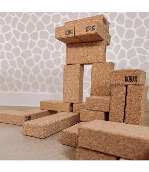 JUTTER & Co. Ready to Play Speelpakket  - Korxx Bouwblokken (80-delig)