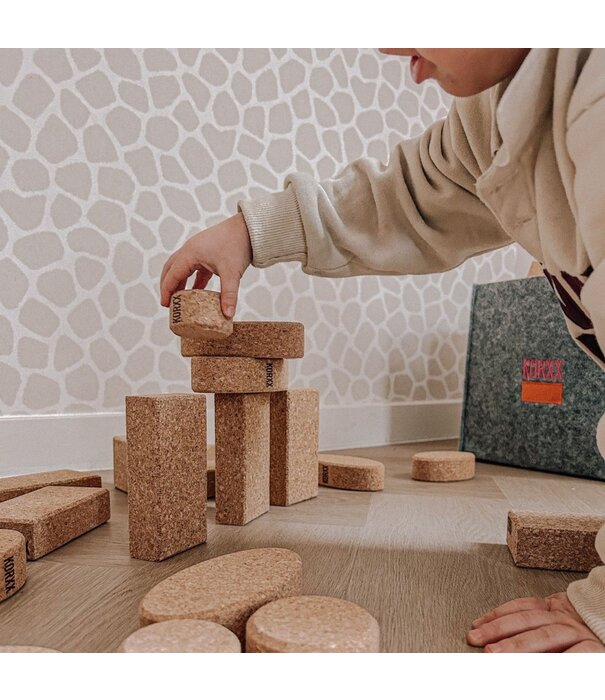 JUTTER & Co. Ready to Play Speelpakket  - Korxx Bouwblokken (80-delig)