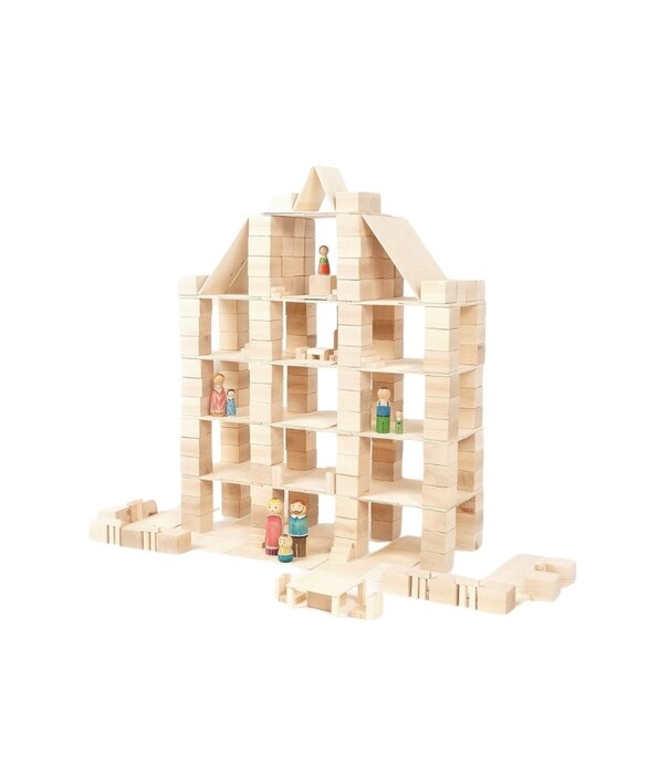 Just Blocks Just Blocks - Houten Blokken Set - Big Pack (336-delig)